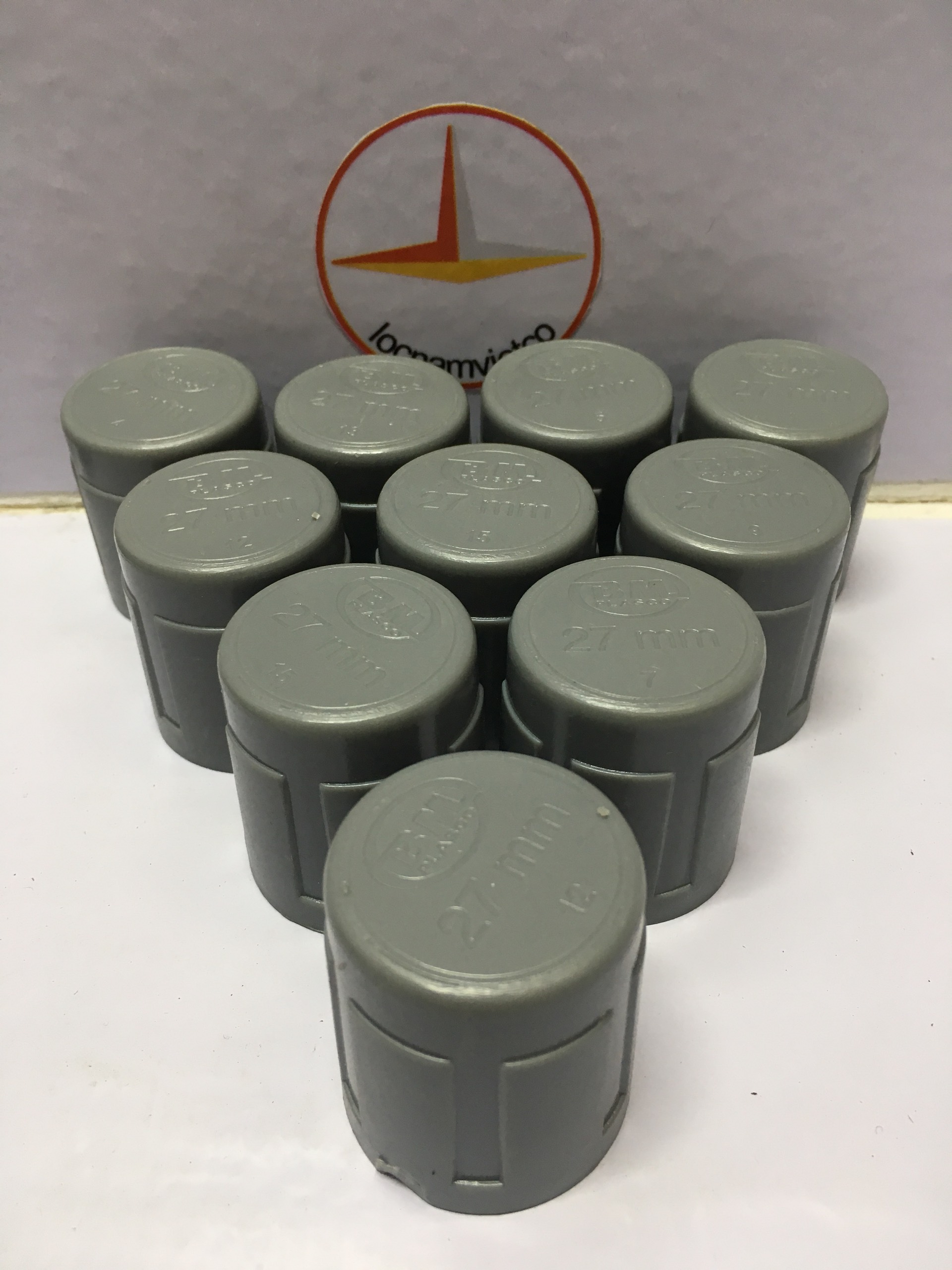 Nắp bịt PVC Bình Minh phi 21, 27( 10 cái )