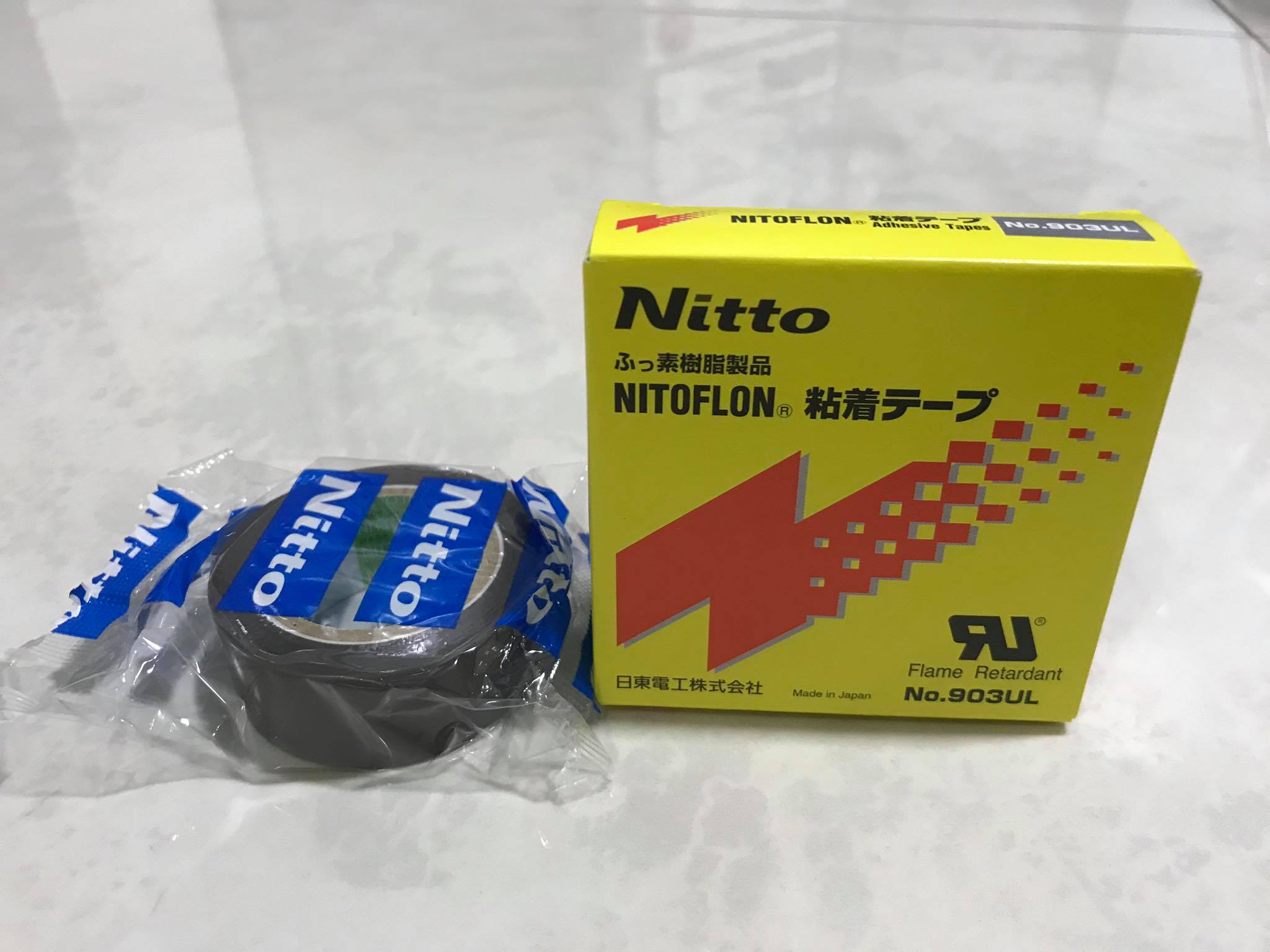 [HCM]Băng keo chịu nhiệt Nitoflon 0.08*19mm*10m