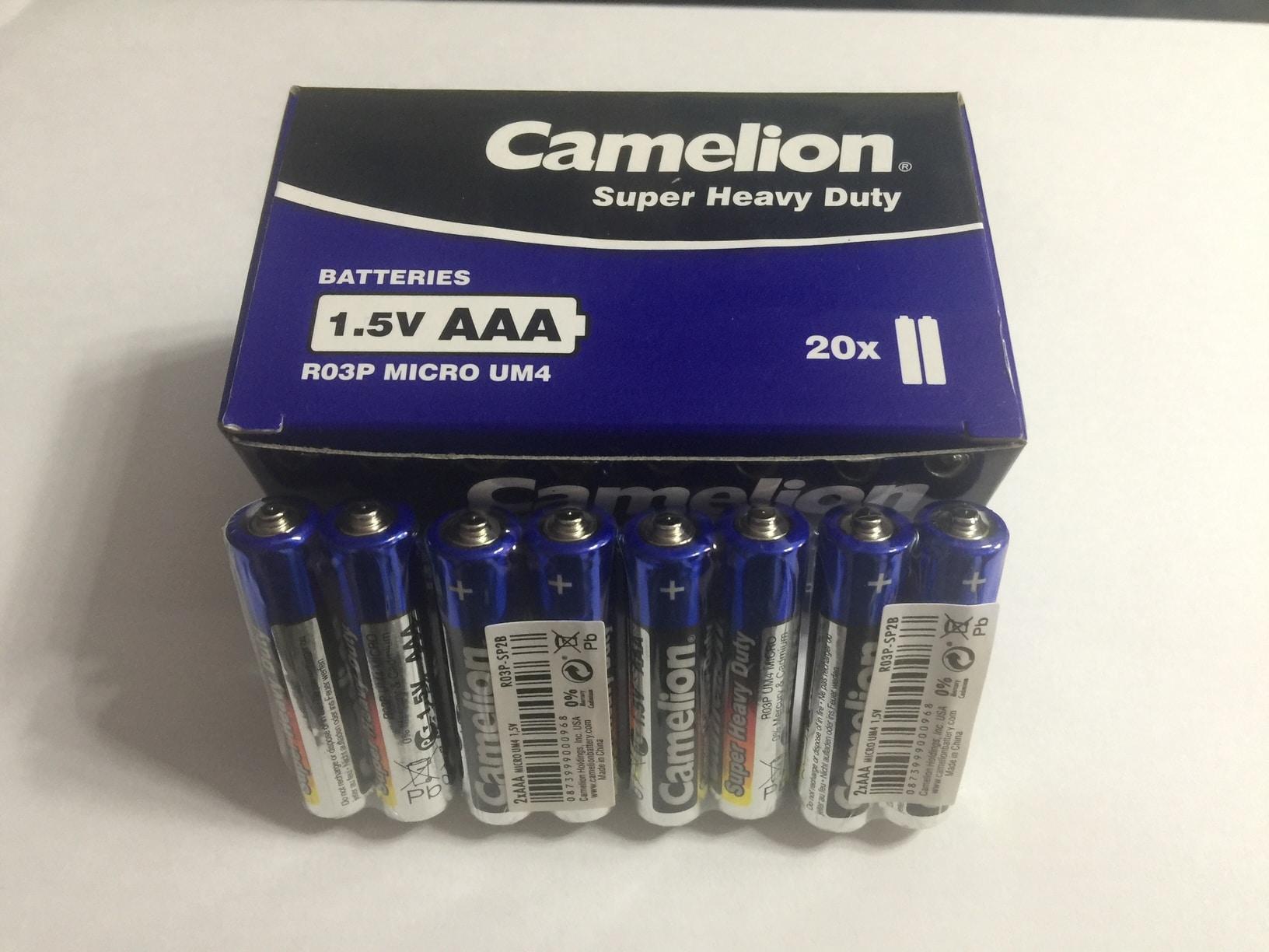 [HCM]Bộ vỉ 2 viên pin tiểu AAA (3A) Camelion 3A-15V