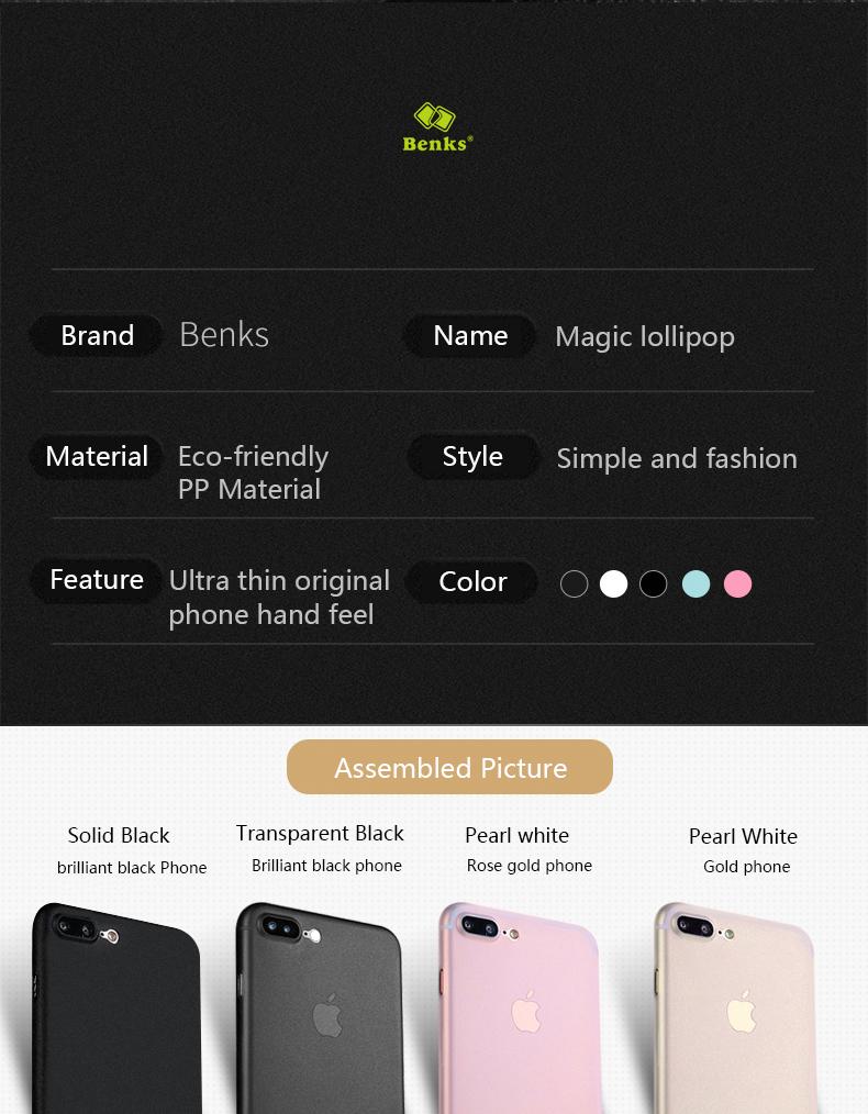 Ốp lưng siêu mỏng cho iPhone 8 plus hiệu Benks