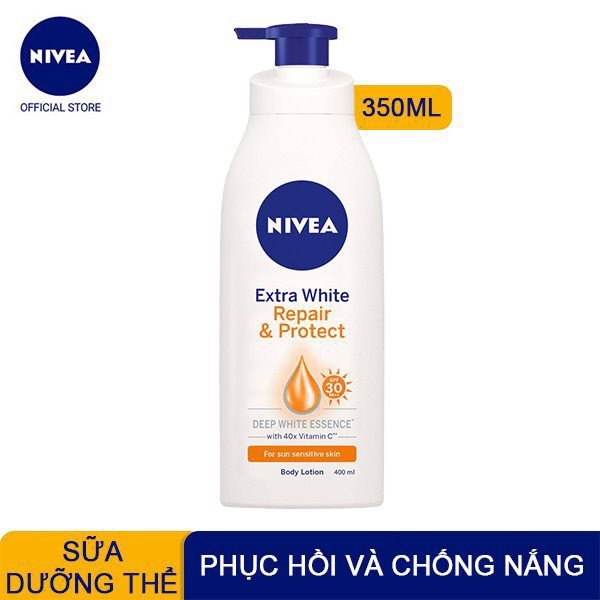 Sữa dưỡng thể dưỡng trắng giúp phục hồi, chống nắng spf30