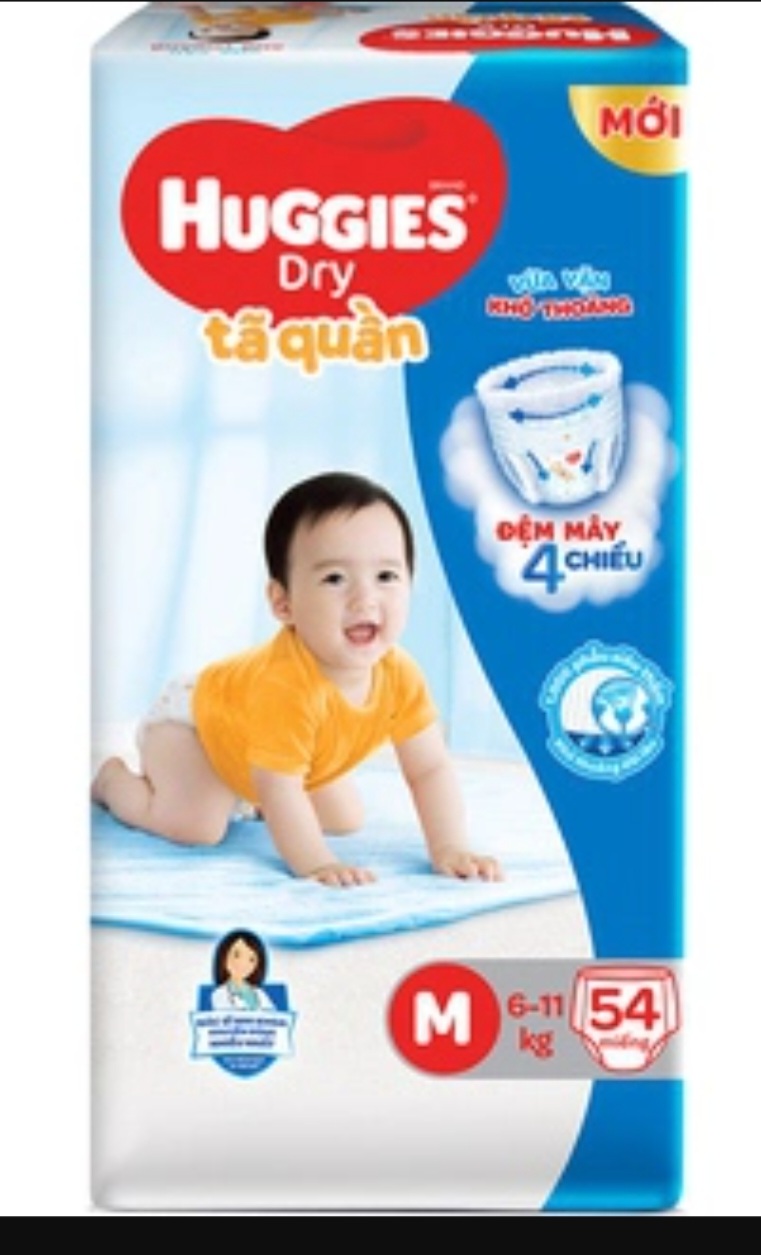 Tã quần Huggies m54