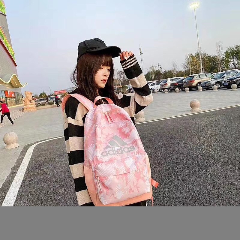 Balo D.A.S hồng chất liệu polyester size 30cm
