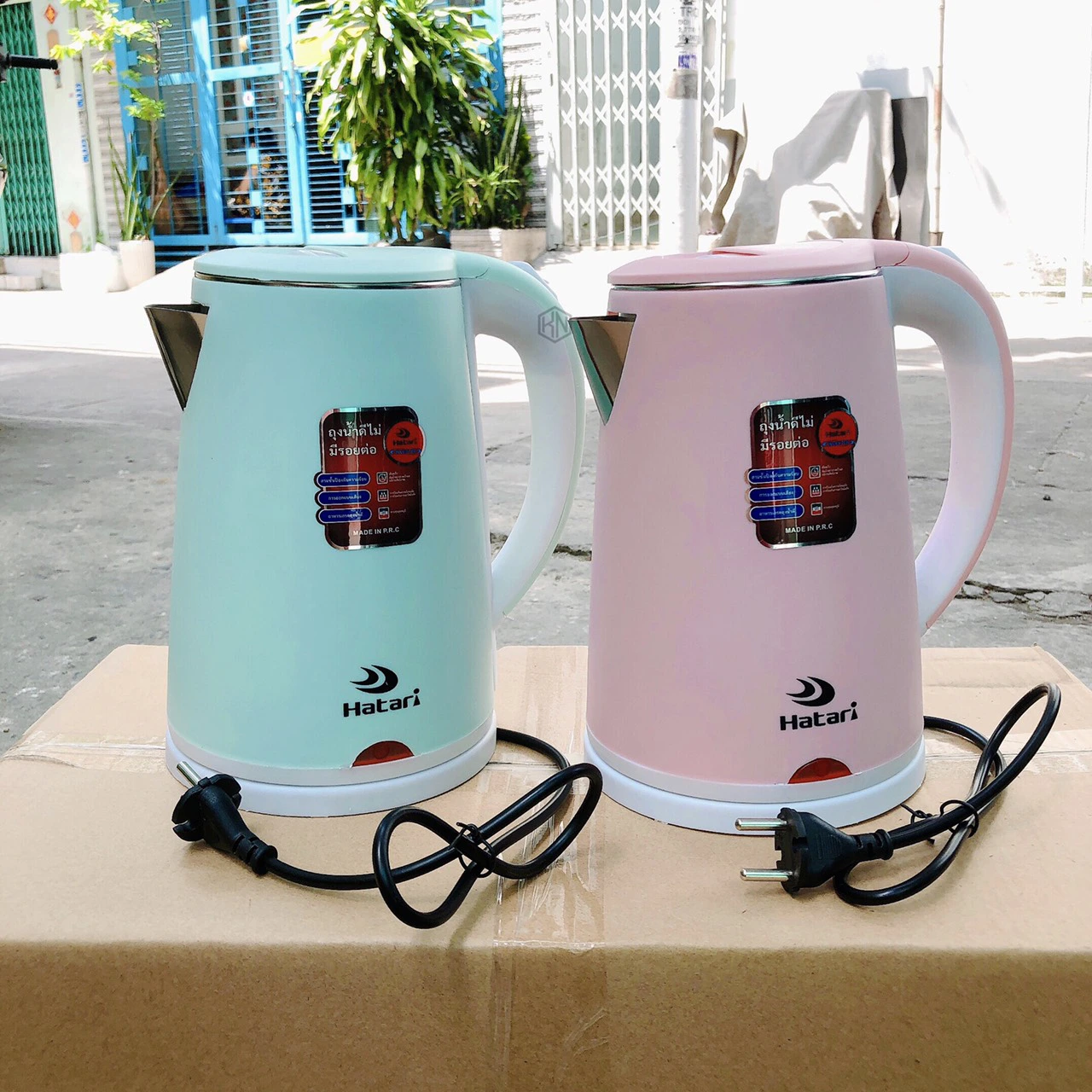 Ấm đun siêu tốc 2.5L - Ấm nước siêu tốc 2 lớp phong cách Thái Lan