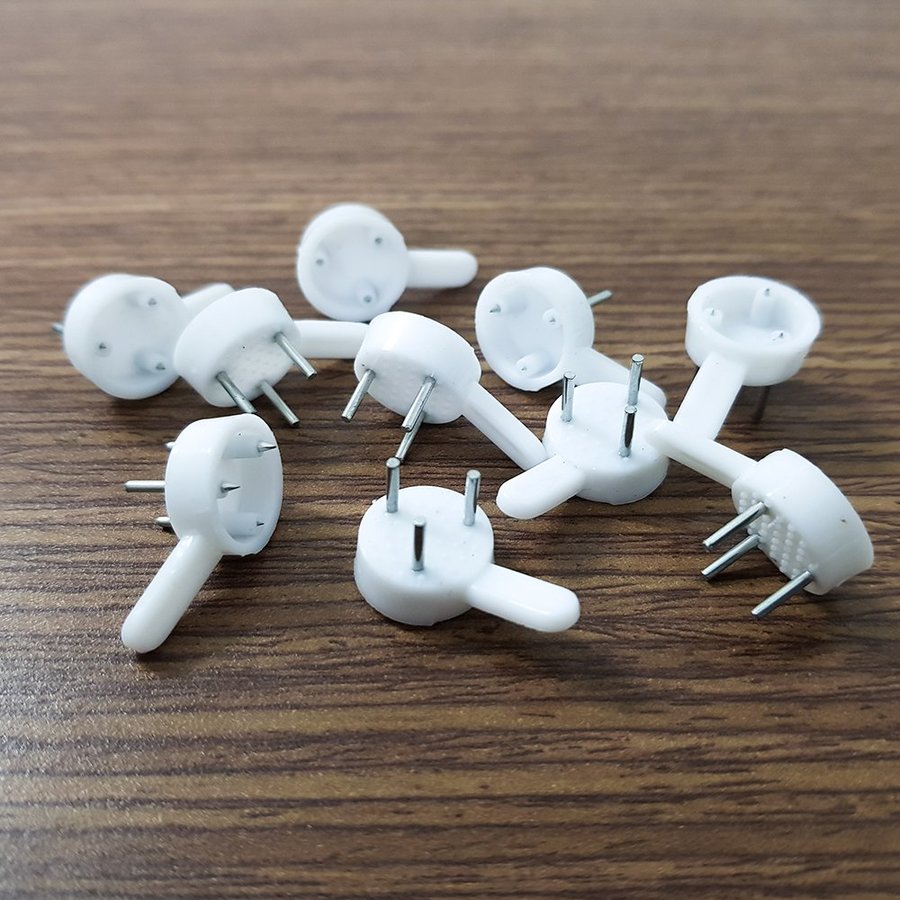 Đinh 3 chân đinh đóng tường chuyên dụng chịu lực 3kg đinh treo tranh khung ảnh kệ treo tường trang trí nhà cửa - Đinh thép 3 chân đóng treo tường đóng trực tiếp