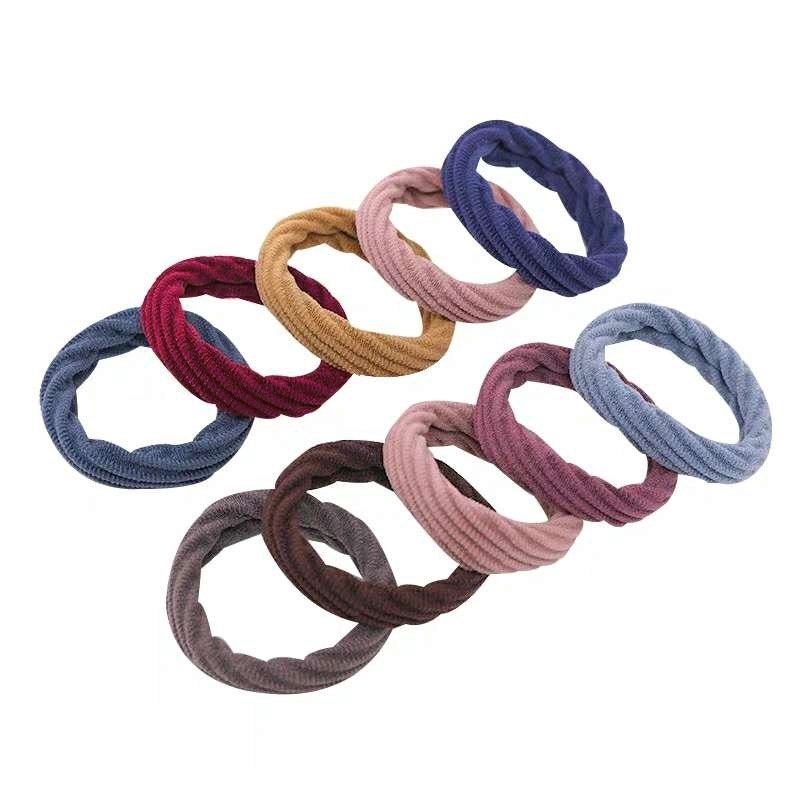 Cột tóc trơn mềm - set 10 thun đủ màu