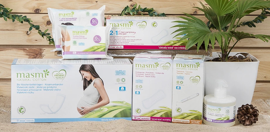 Băng vệ sinh ban ngày hữu cơ (10 miếng) - Masmi