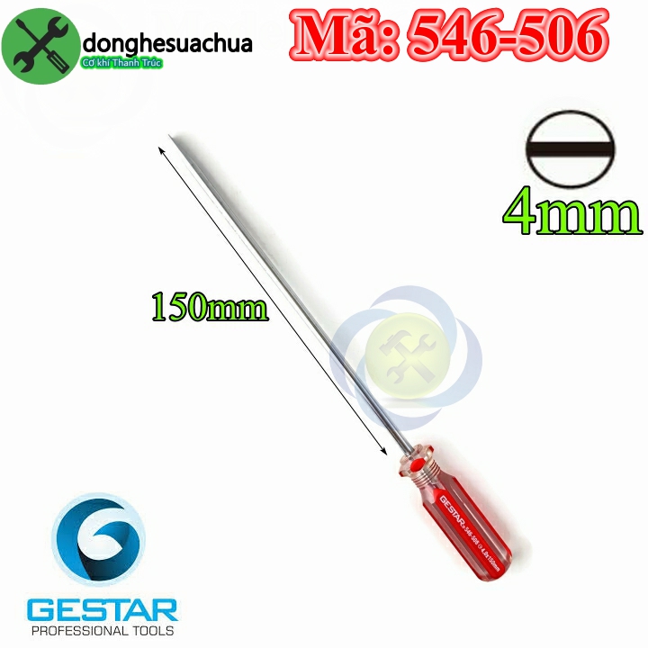 Vít dẹp 4mm dài 150mm gestar 546-506 4.0mm x 150mm