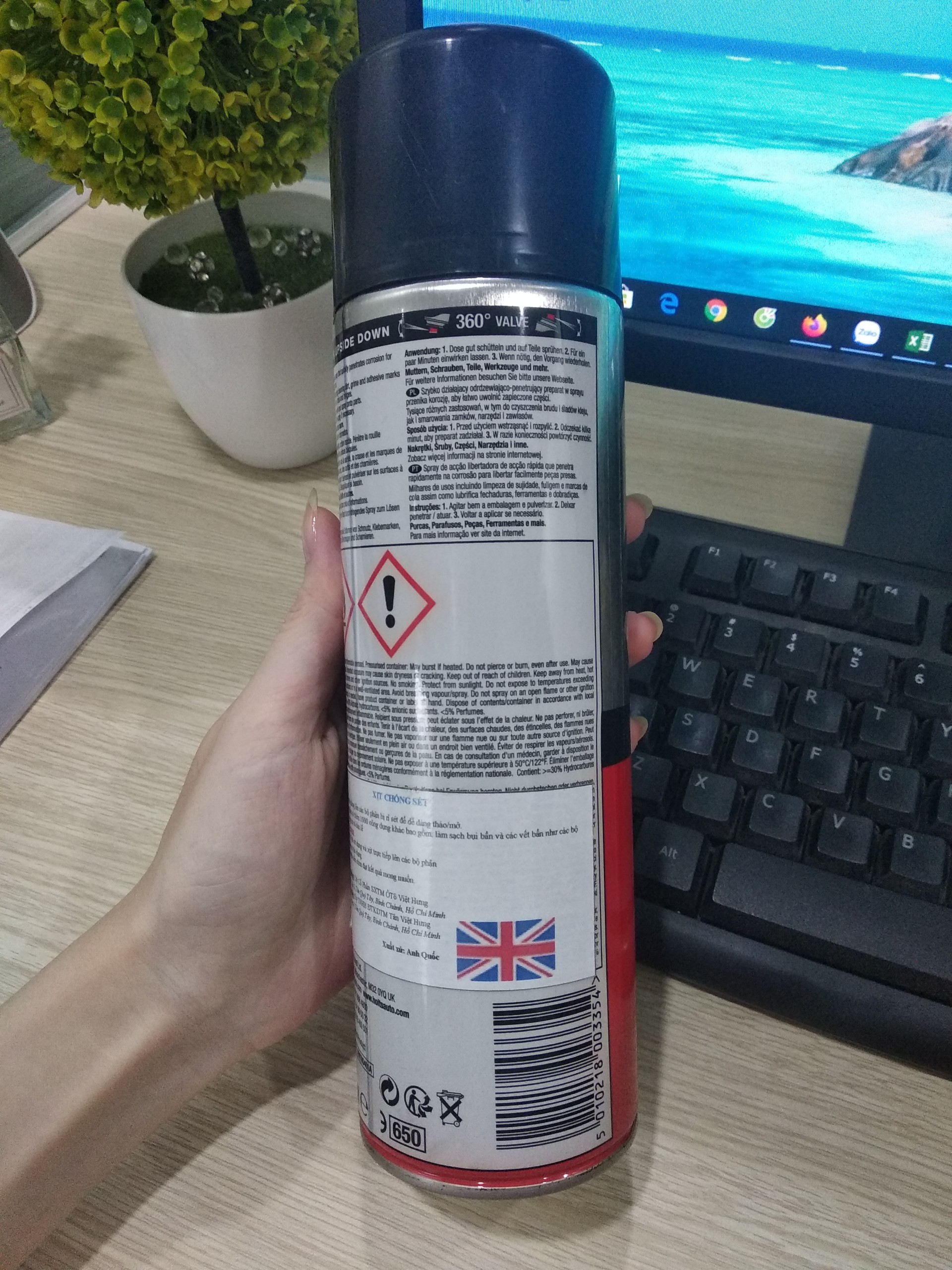 HCM - Xịt Chống Sét ( Tẩy sét như mới ) hàng chất lượng