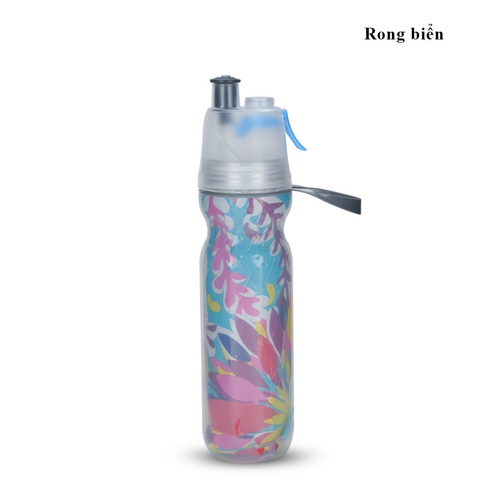 Bình nước thể thao phun sương 2 trong 1, bình nước cầm tay SOCOOL dung tích lớn giữ nhiệt tốt, tiện lợi khi mang theo