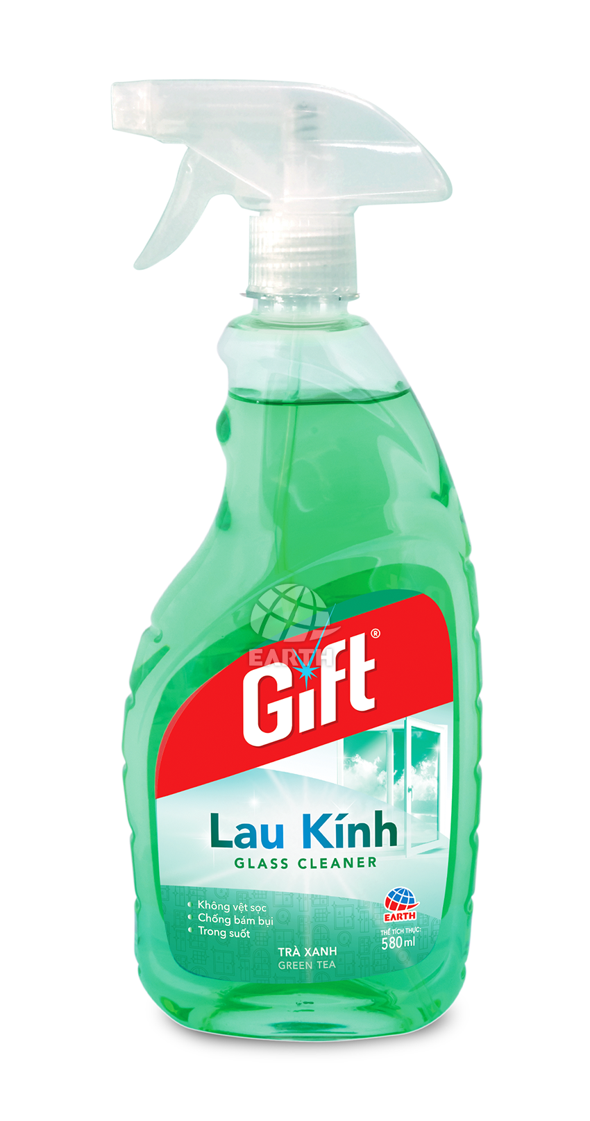 Lau Kính Gift Sắc Biển 580ml