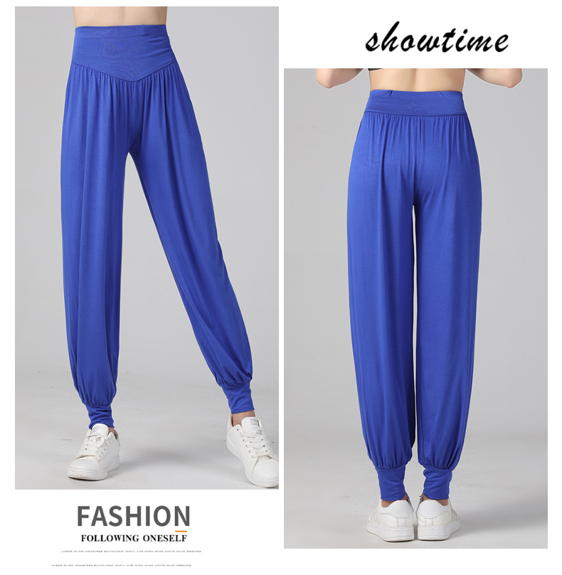 Quần tập yoga zumba Alibaba chất cotton lạnh Amimore vải mát co giãn 4 chiều thấm hút mồ hôi cực tốt