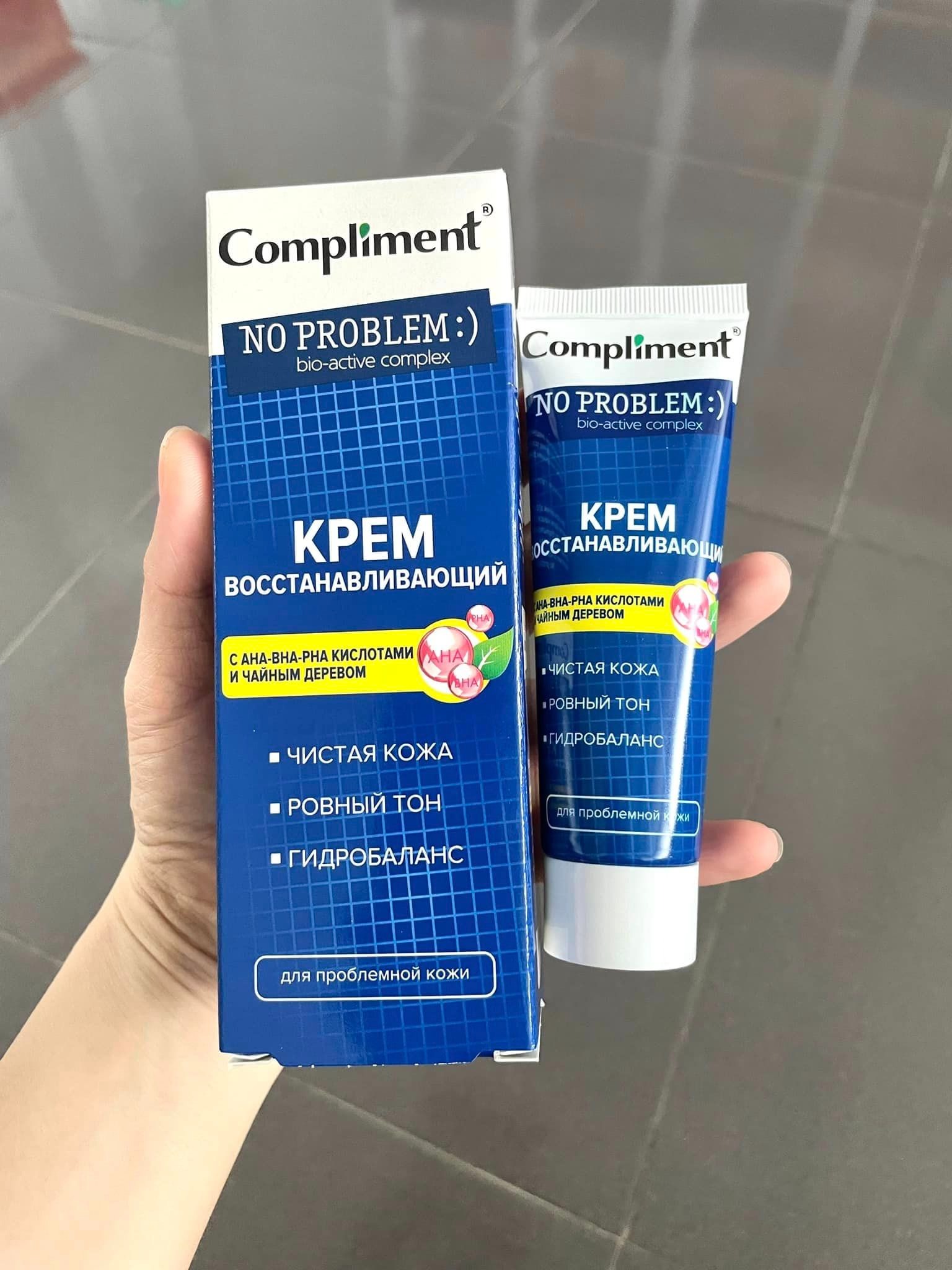 Kem dưỡng Compliment No Problem cho da mụn