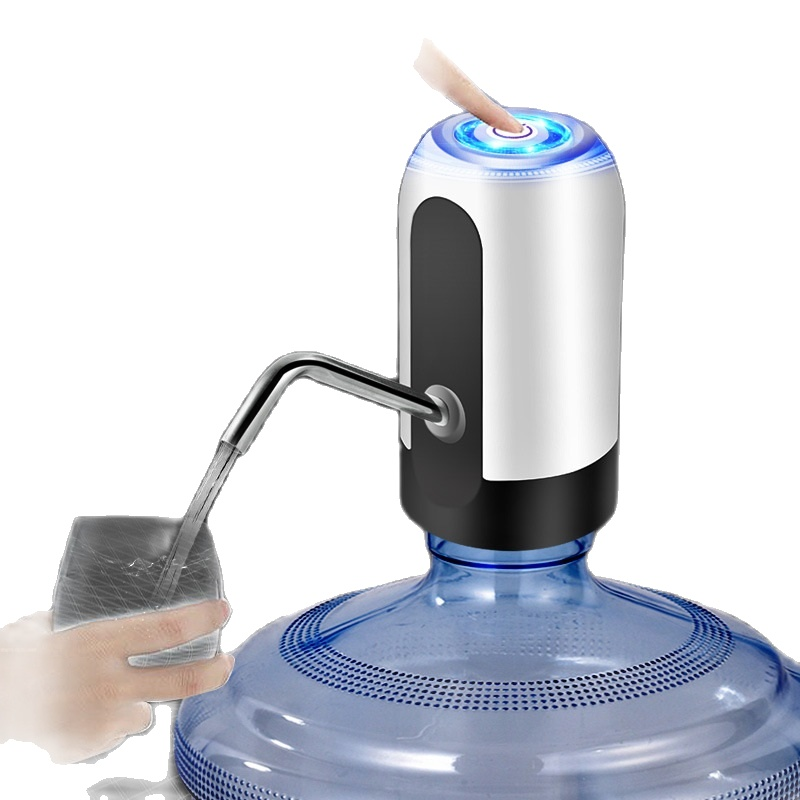 Bộ hỗ trợ bơm rót nươc tự động xài pin sạc -  Vòi bơm nước tự động Bình bơm rót nước tự động-  dụng cụ lấy nước