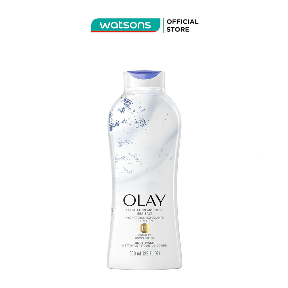 Sữa Tắm Olay Daily Exfoliating With Sea Salts 650ml