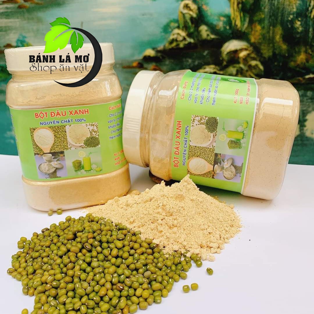 (Freeship) Bột đậu xanh nguyên chất hủ 500gr