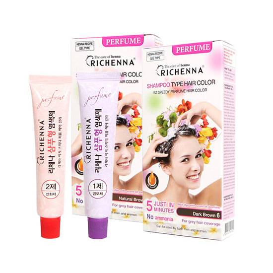 Nhuộm tóc dạng dầu gội Richenna Perfume (40gr)