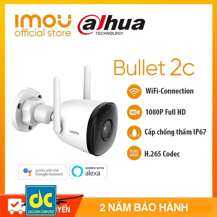 >> BÁO GIÁ DAHUA CAMERA IPC WIFI IMOU C26EP - NGOÀI TRỜI FULL HD 1080P - HỖ TRỢ THẺ NHỚ 128GB LƯU TRỮ ĐÁM MÂY KẾT NỐ | Shopee Lazada Sendo Tiki mới nhất 118 DAHUA CAMERA IPC WIFI IMOU F22 - NGOÀI TRỜI FULL HD 1080P -Tầm nhìn ban đêm-Angten đôi và MIMO - Chống nước IP67 - Bảo hành chính hãng2 năm