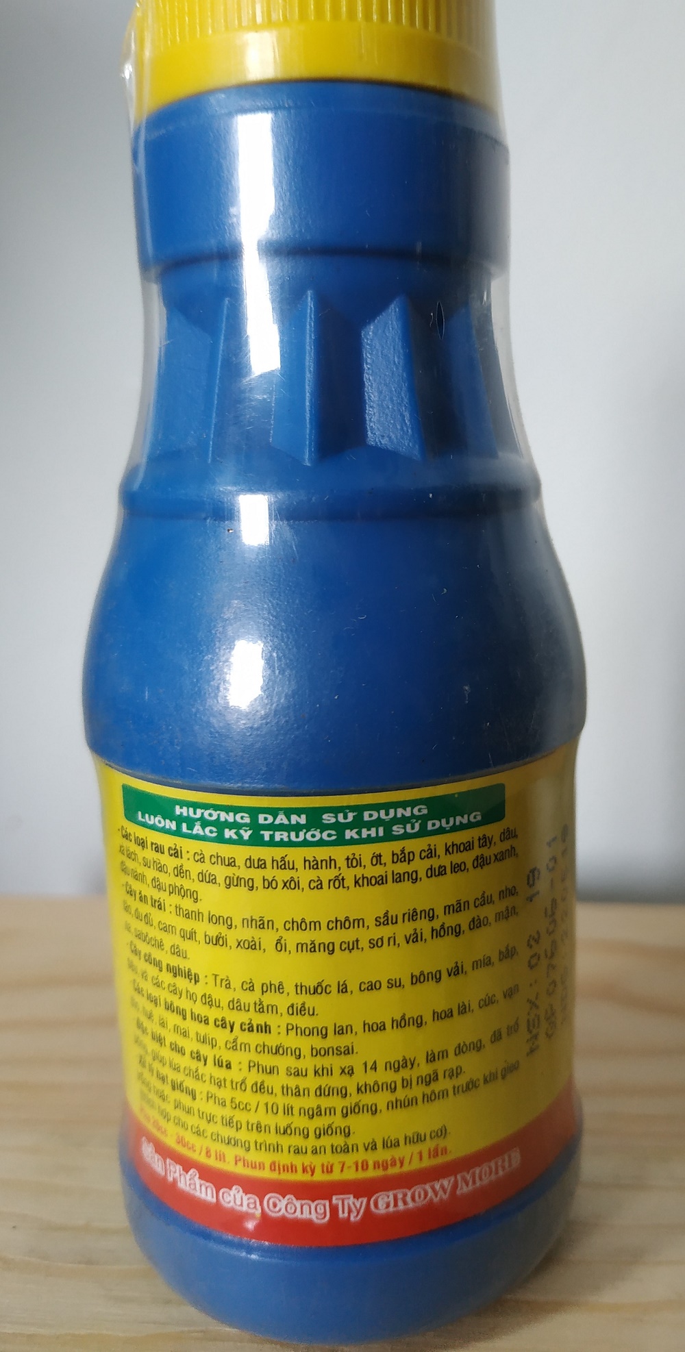 [HCM]Phân bón lá Vitamin B1 GROW MORE - chai 100ml