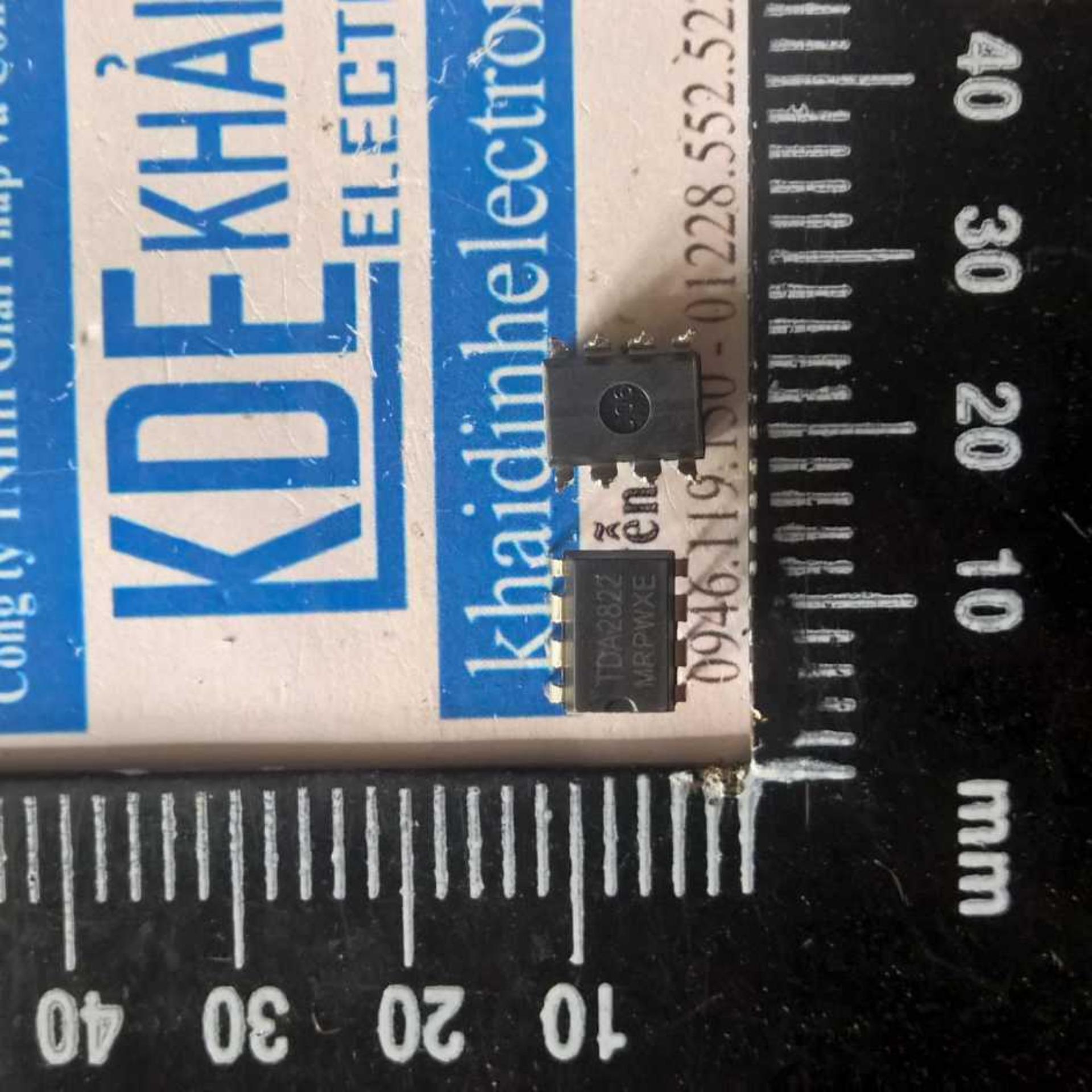 10 con TDA2822 TDA2822M DIP-8 3-6v IC khuếch đại âm thanh kde1458
