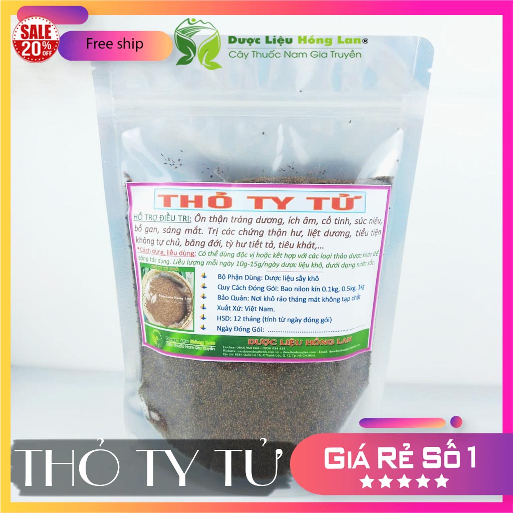 [FreeshipMAX] ✅[THƯỢNG HẠNG] 100g Thỏ Ty Tử đẹp loại 1 - (Hàng chính hãng)