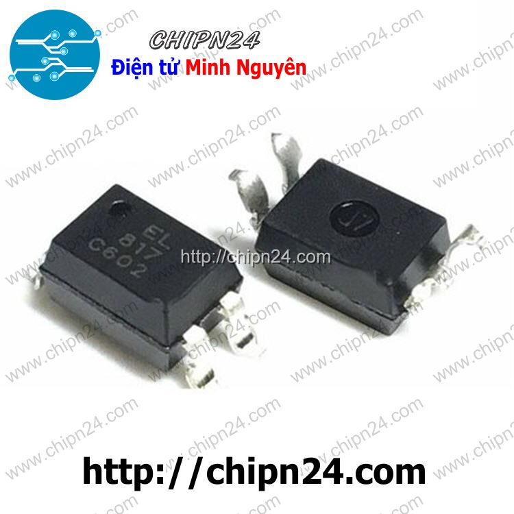 [4 con] (sop) opto dán el817s-c sop-4 (smd) (dùng thay thế cho pc817) (el817s1-c pc817 el817 b/c)