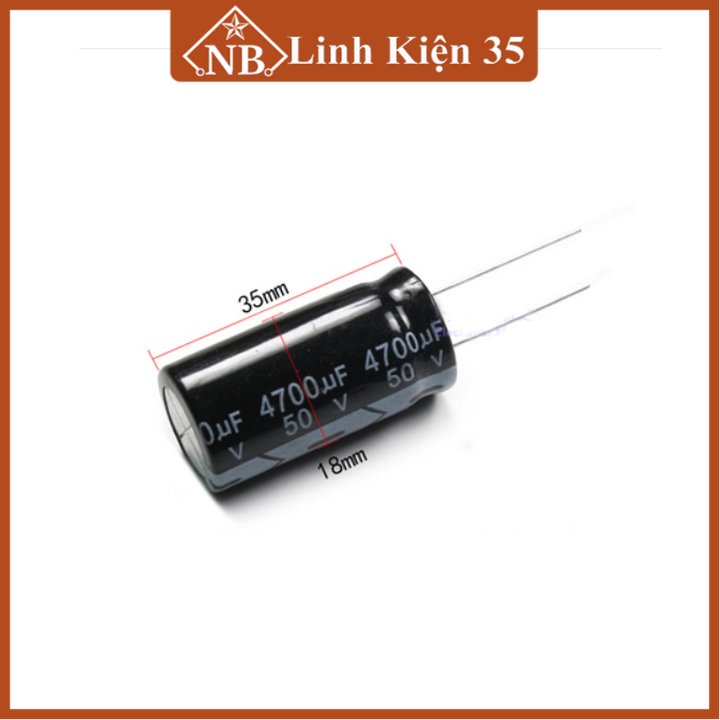 Combo 20 tụ hóa phân cực 50V đủ giá trị 0.1uF- 470uF