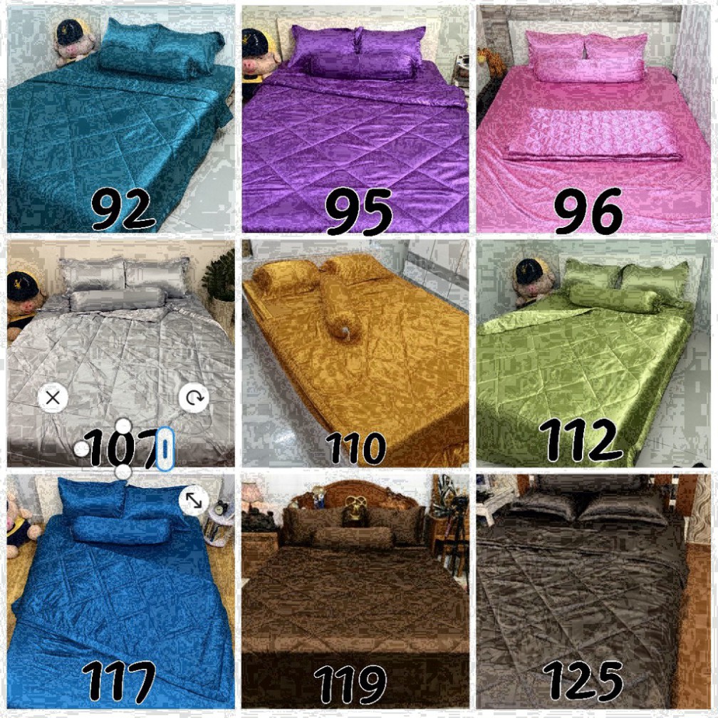 Drap Giường Ga Giường Lẻ Phi Lụa AT HOME Mát Mịn - Vàng Đồng