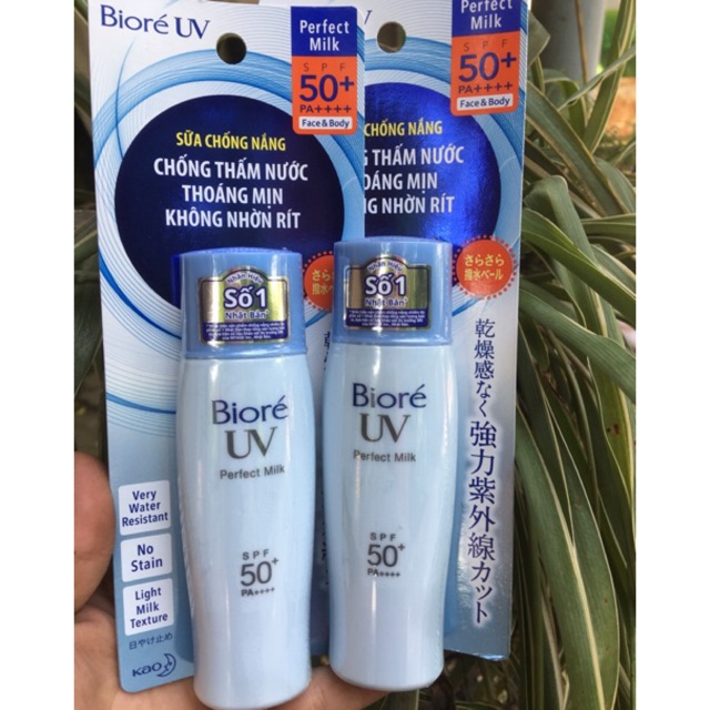 [HCM]Sữa Chống Nắng Biore Chống Thấm Nước 40ml