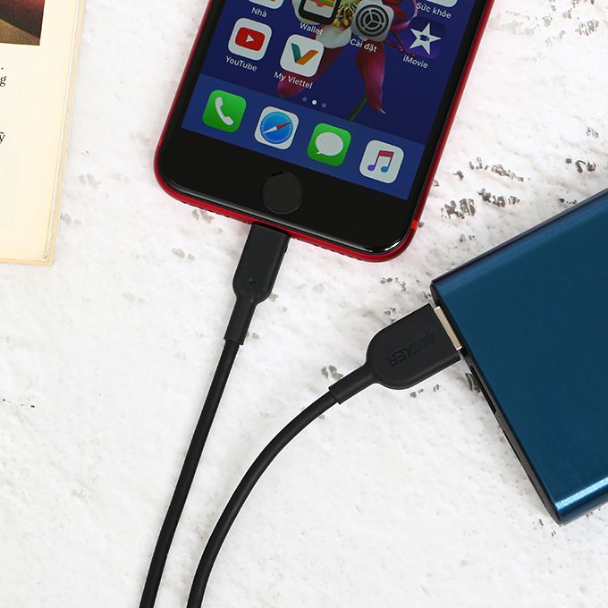 Cáp Lightning MFI 0.9m Anker Powerline II A8432