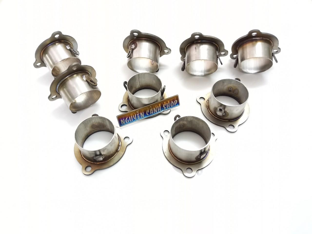 Adapter pô xe Raider xăng cơ inox