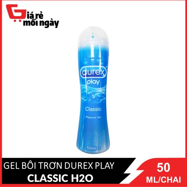 [Hàng chính hãng] Gel bôi trơn Durex Play Classic H2O chai 50ml