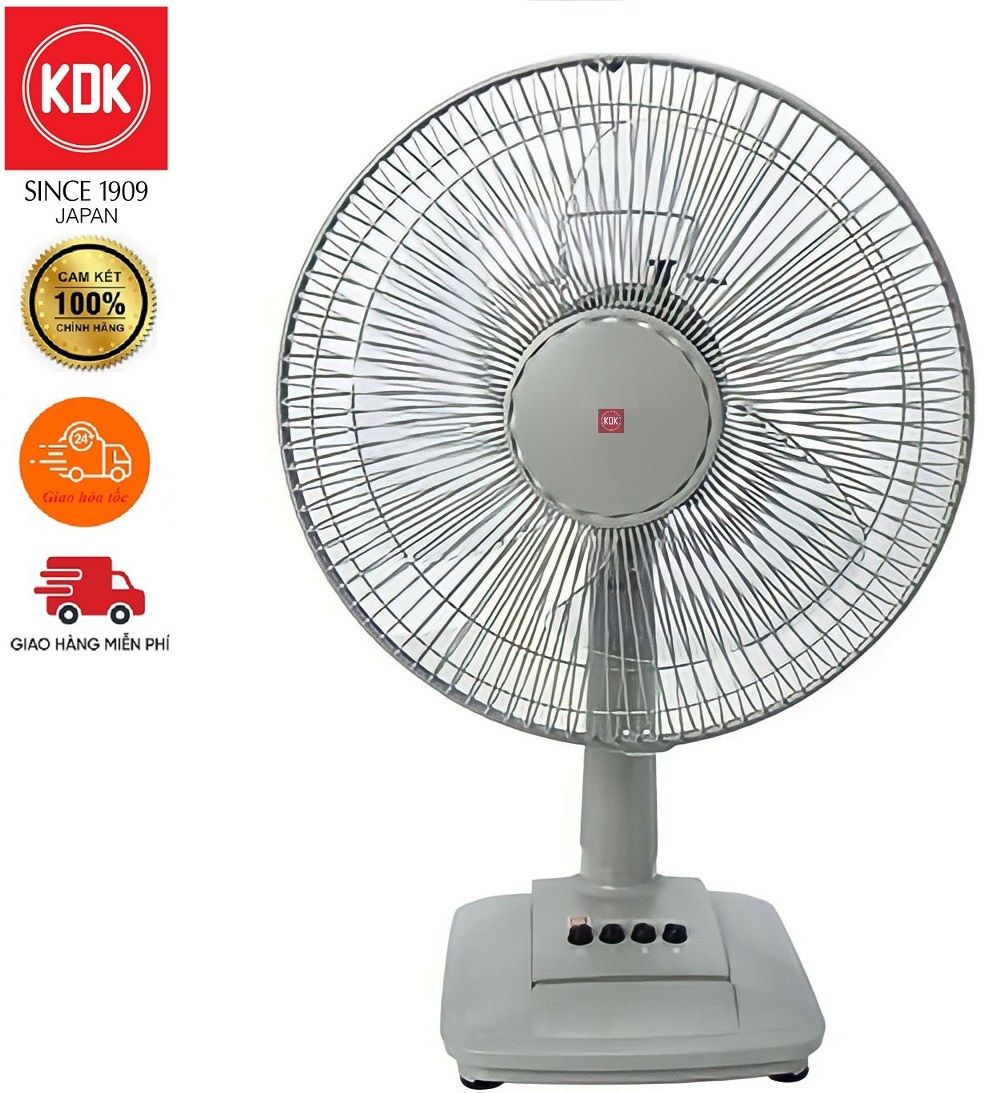 Quạt bàn kdk a30a - màu xám - hàng chính hãng