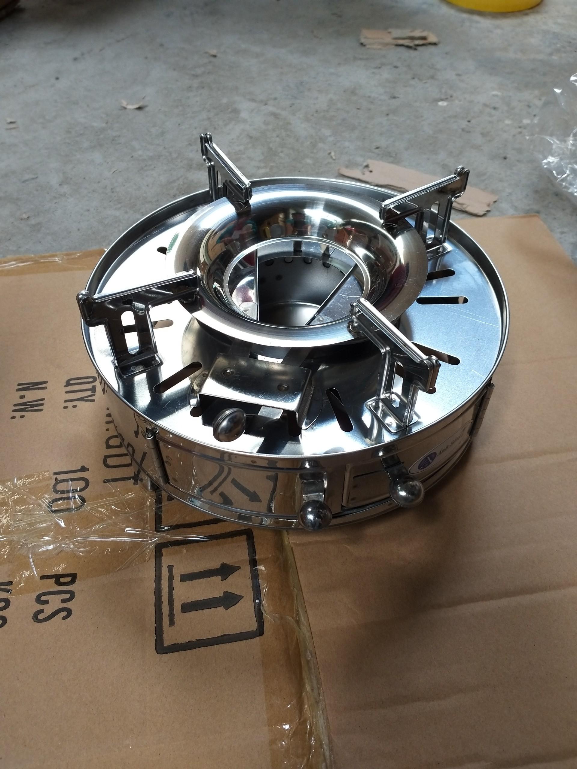 Bếp cồn inox cao cấp có chắn gió