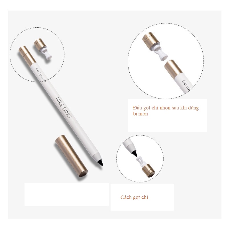 Chì vẽ mắt dạng gel NIKE DING eye liner