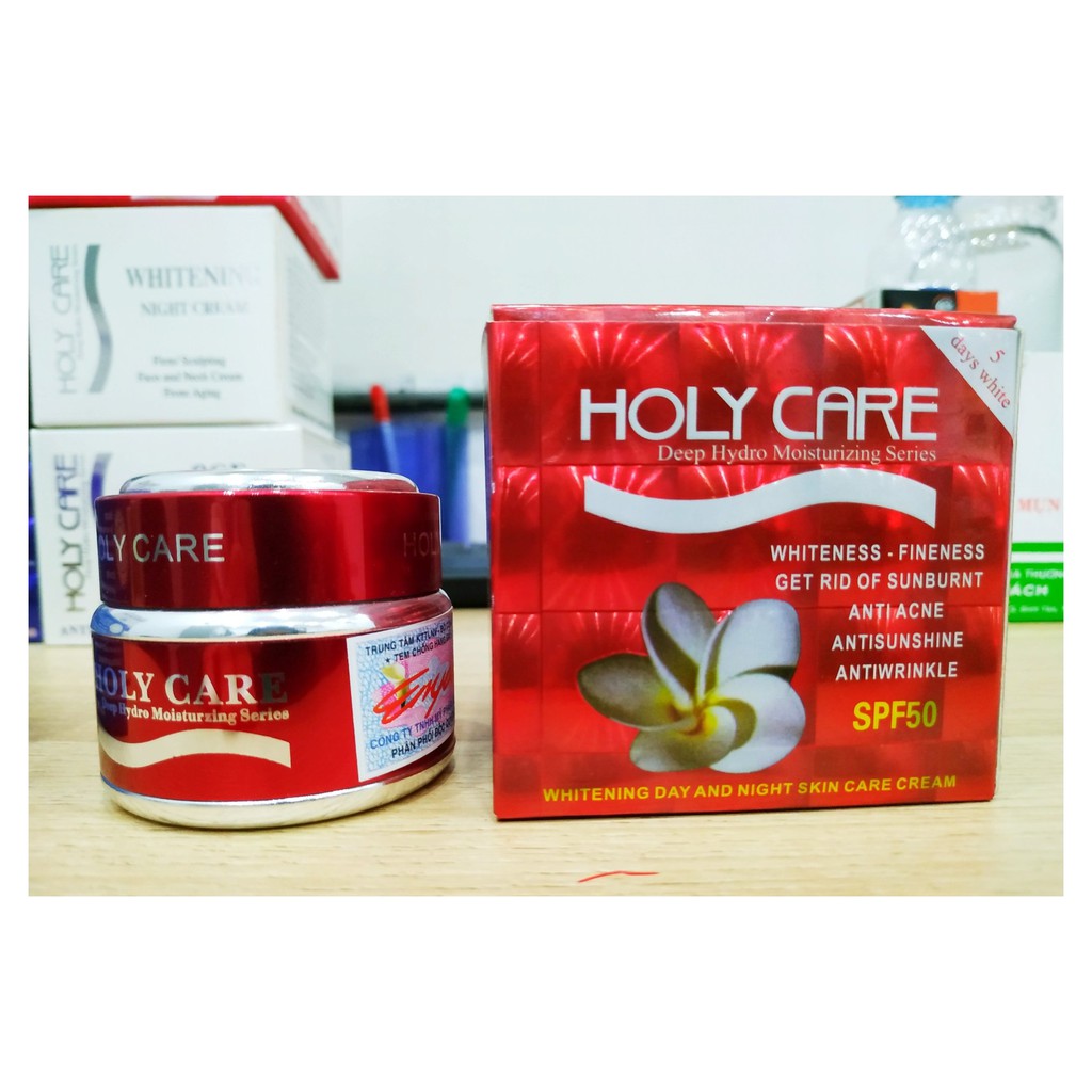 [HCM]Kem Holy Care đỏ trắng da 5 trong 1 20gr