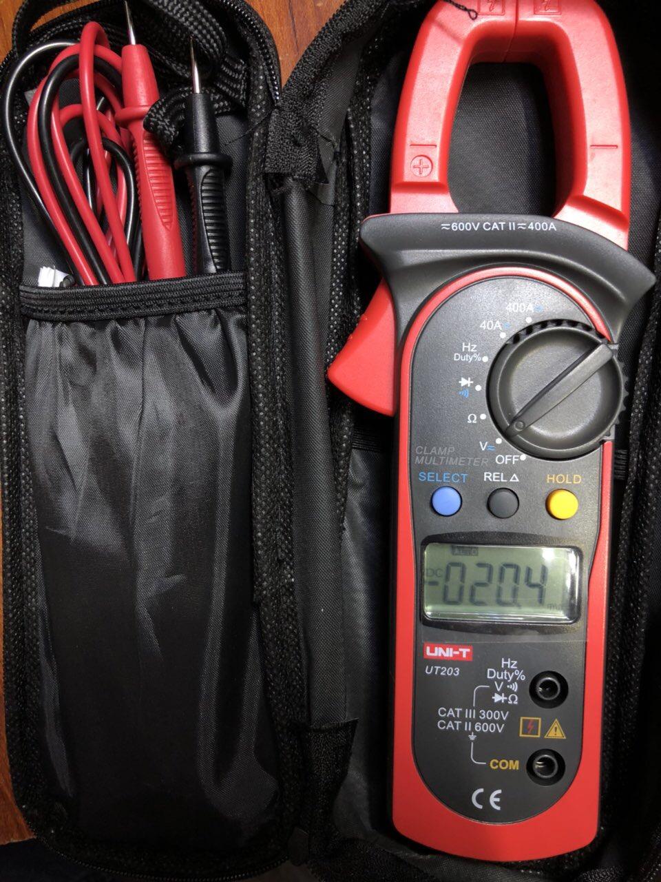 Đồng hồ Ampe kìm đo dòng UNI-T UT203 AC,DC, tần số