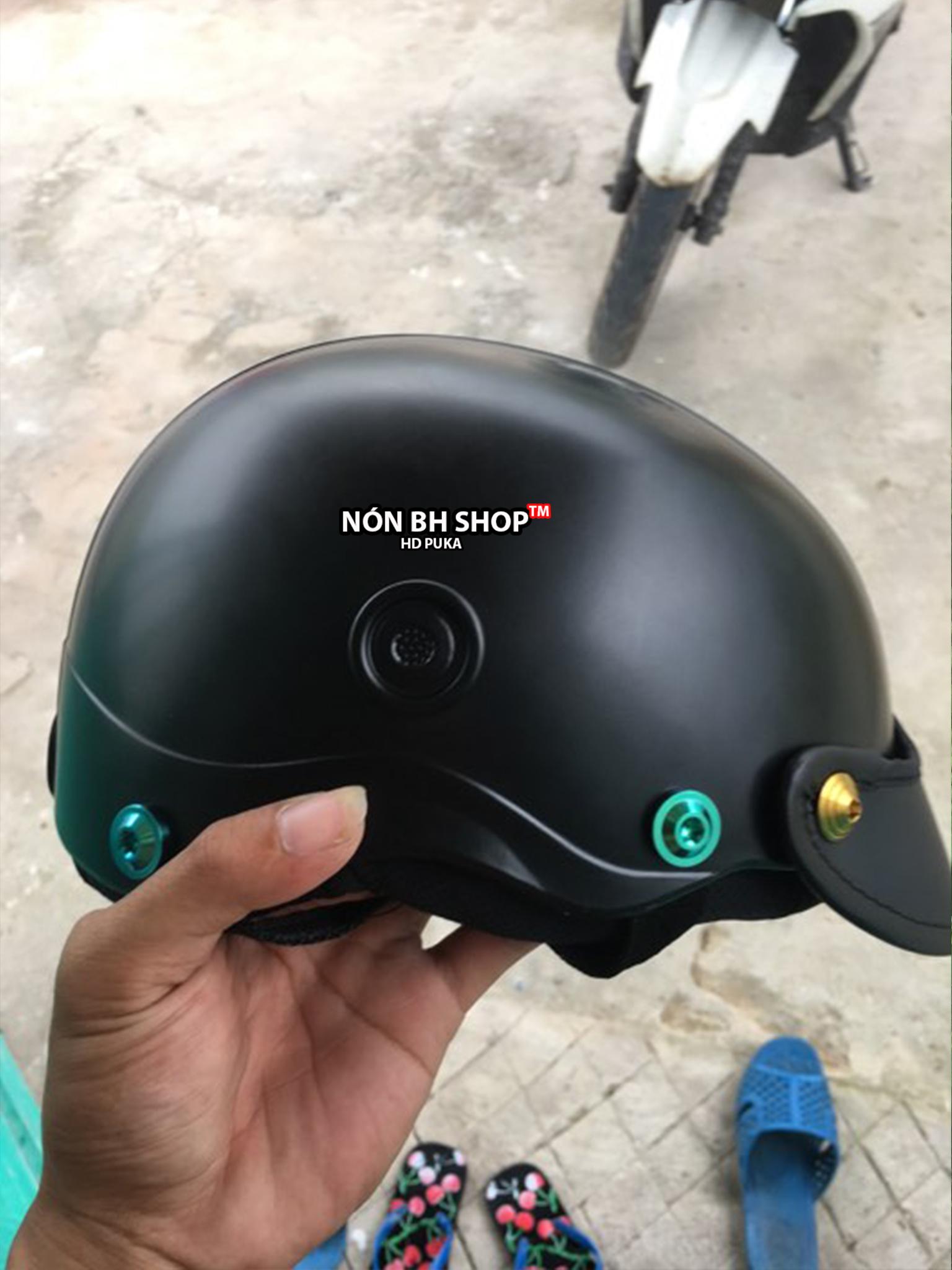 Nón Sơn gắn full ốc titan gr5 ( sl 1 nón + ốc titan gr5 )