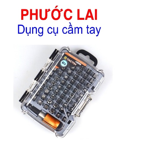 Bộ tua vít 61 chi tiết TACTIX418159
