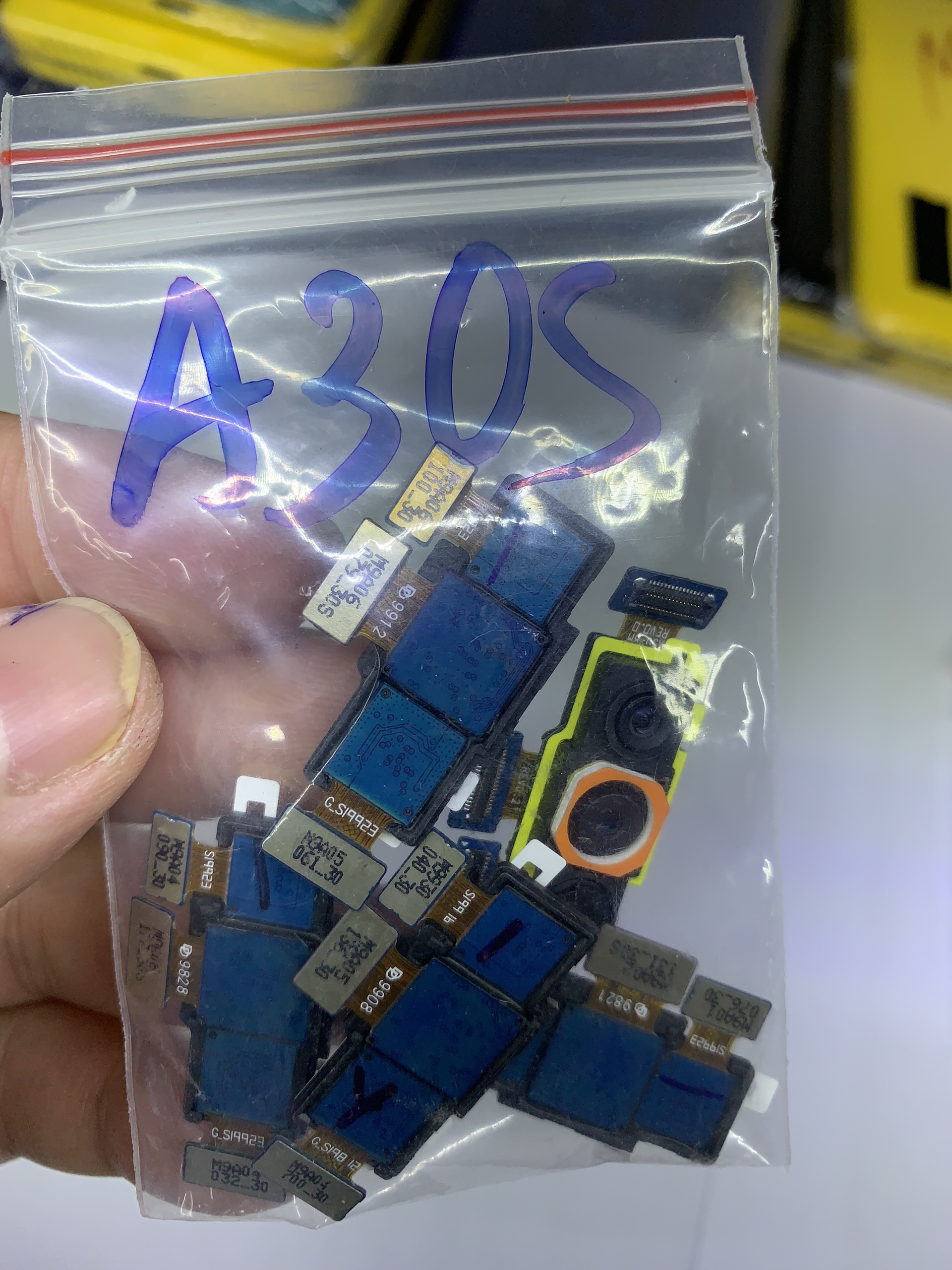 Cụm camera sau samsung A30s - hàng zin