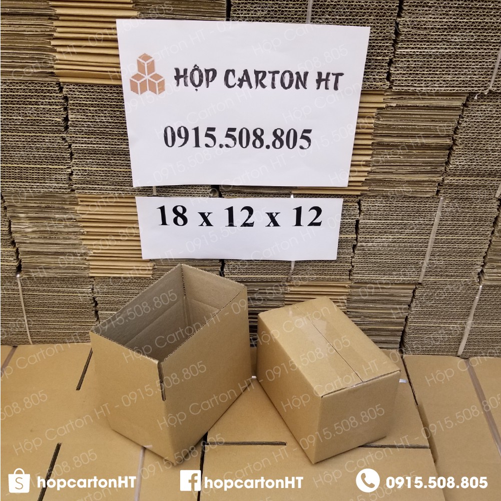 18x12x12 Combo 100 hộp carton