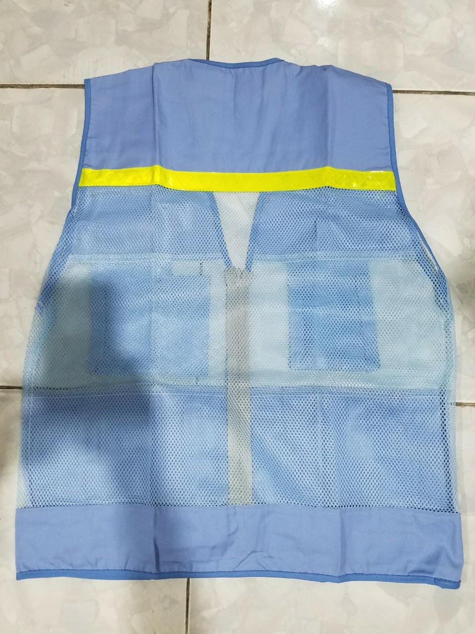 [HCM]Áo gile kỹ sư xanh biển