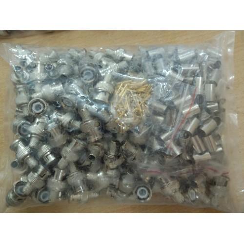 Bộ 50 Jack BNC bóp  dùng kìm bấm