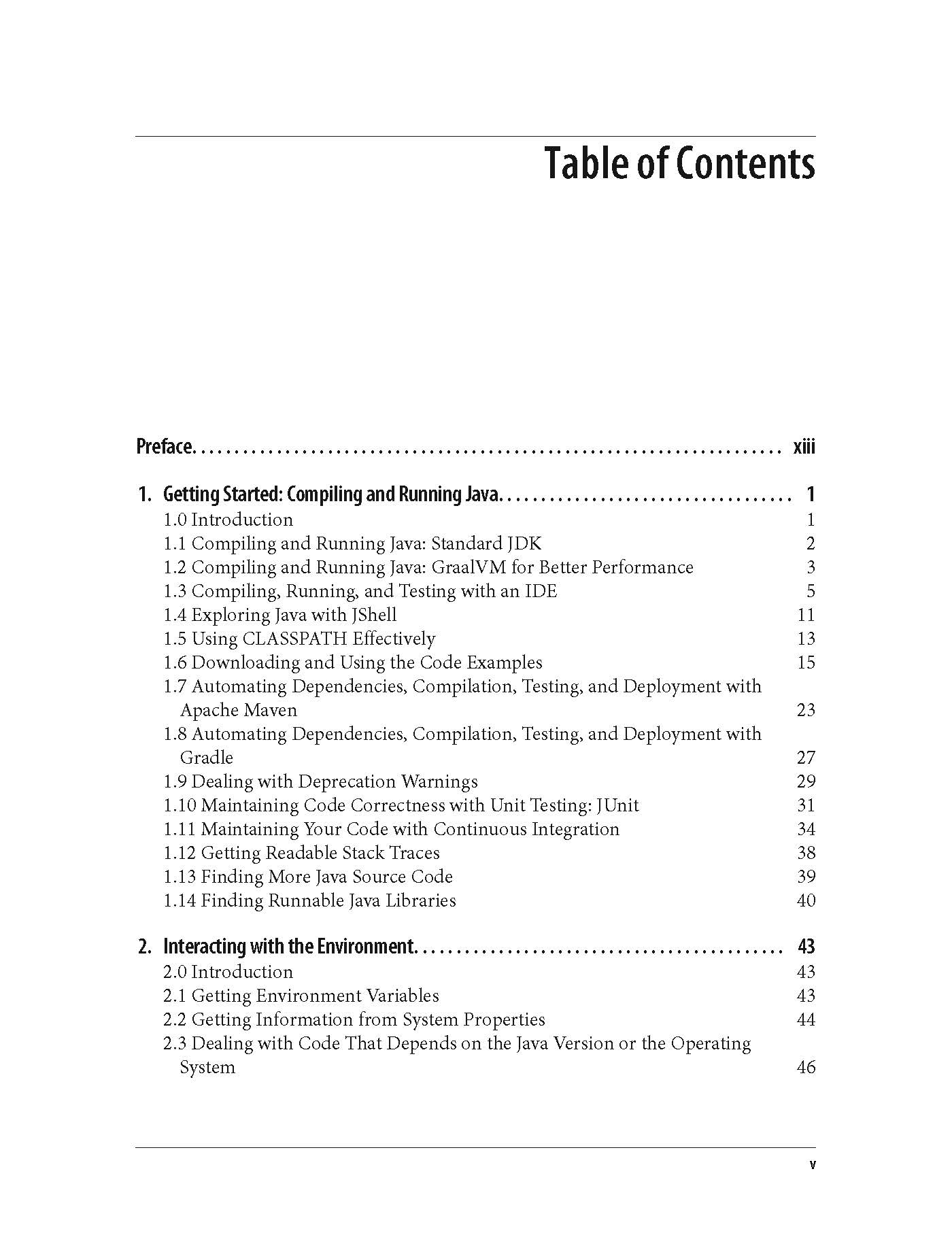 sách Java Cookbook Problems and Solutions for Java Developers