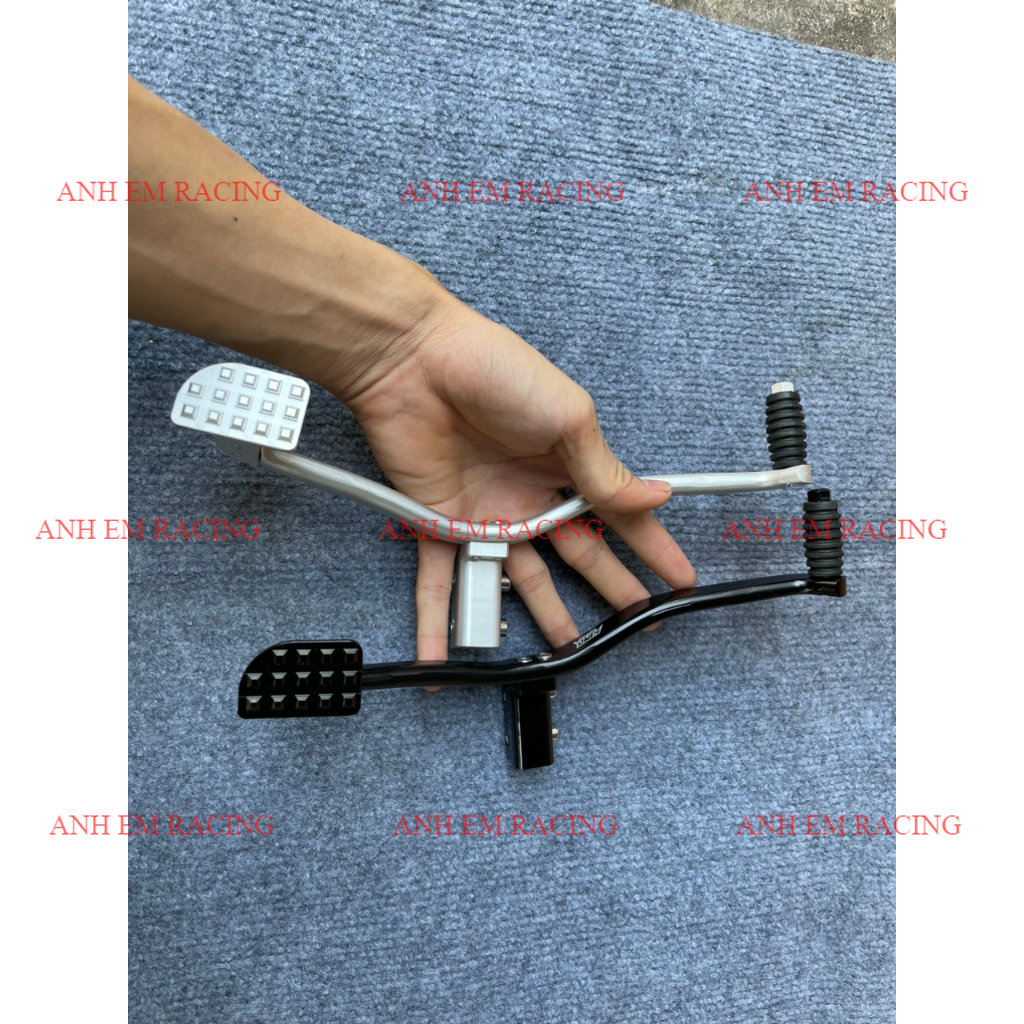 Cần số Wave King Drag nhôm Trắng Đen