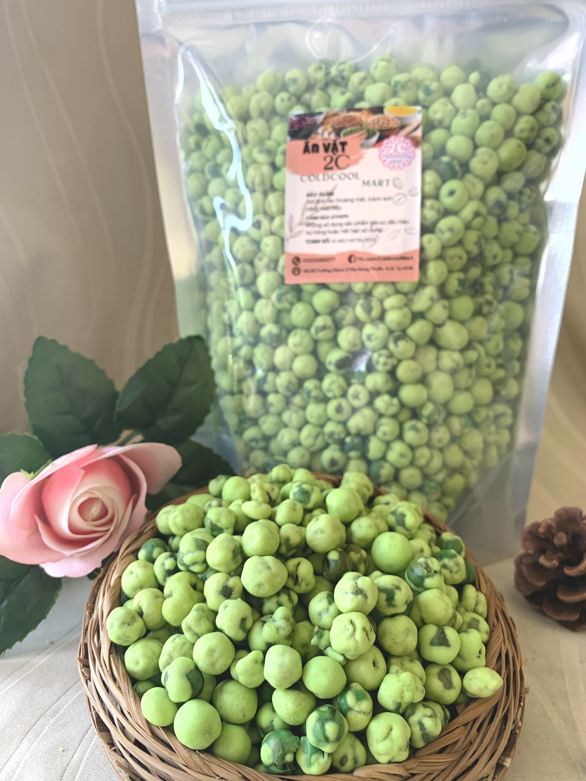 Đậu Hà Lan Wasabi 500g 2c Mart