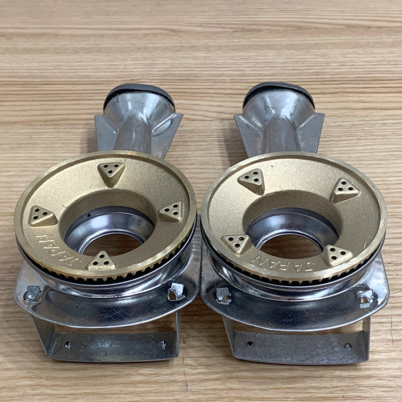 Điếu inox + Đầu Đốt sen chia lửa bếp gas chén đồng - -