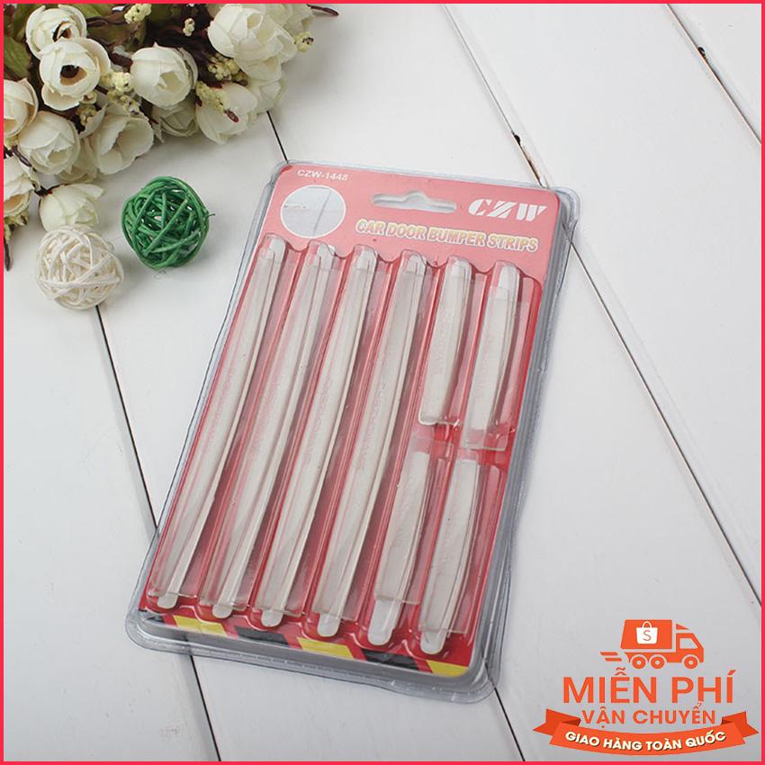 Bộ 8 chi tiết tấm miếng nẹp dán ốp bảo vệ chống va đập trầy xước cửa xe hơi ô tô cao cấp, Nẹp chống va đập cửa ô tô, chống trầy cửa ô tô, chống va đập cửa, chống va đập cửa ô tô, miếng chống va đập cánh cửa ô tô - Hong Long