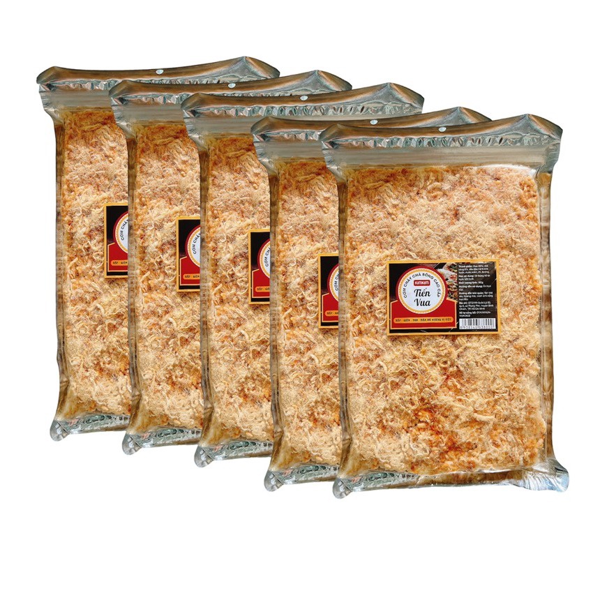 5 gói- Cơm cháy Tiến Vua (chà bông- túi 180g)