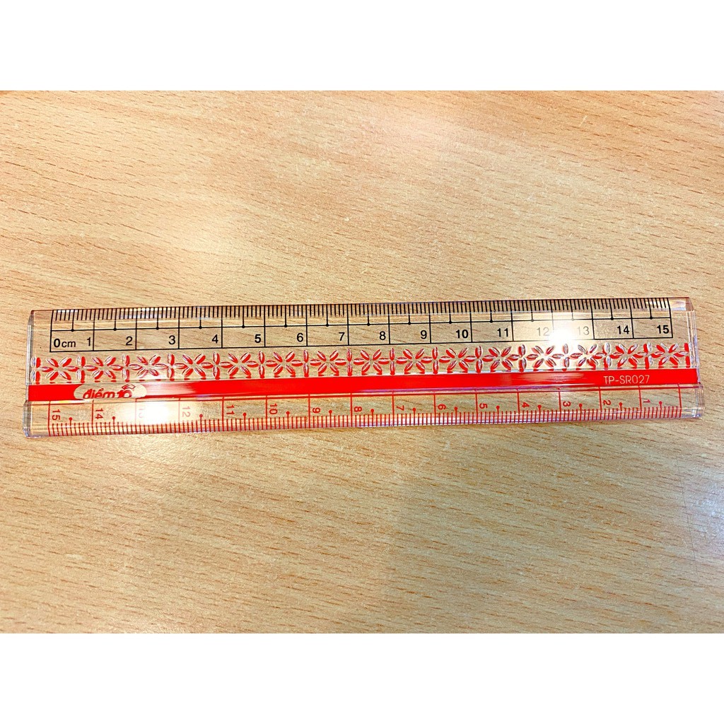 Thước kẻ cứng Thiên Long Điểm 10 TP-SR027 - 15cm